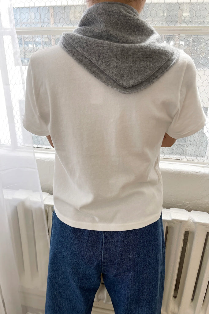 Cashmere Bandana (Heather Grey) by Le Bon Shoppe