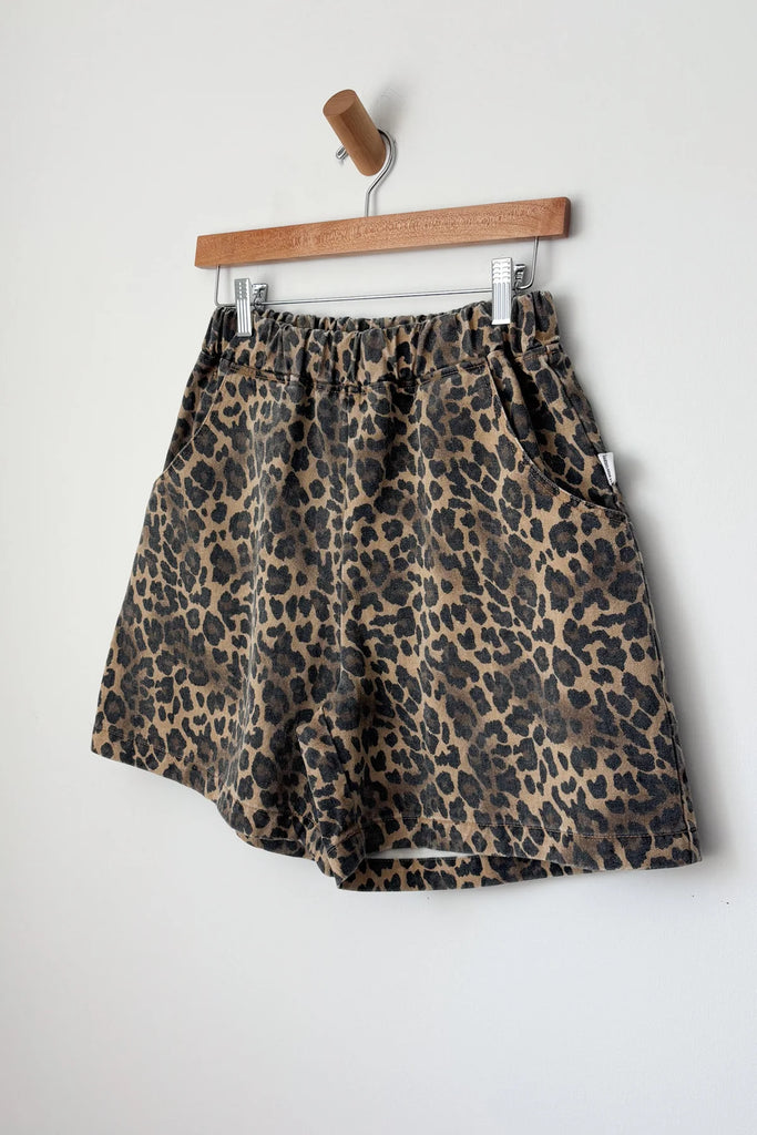City Shorts (Leopard) by Le Bon Shoppe