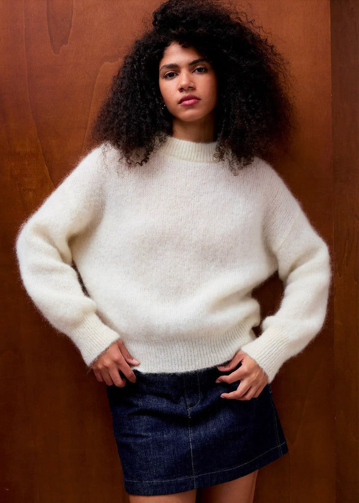 Jane Mohair Sweater (Cream) by surprise