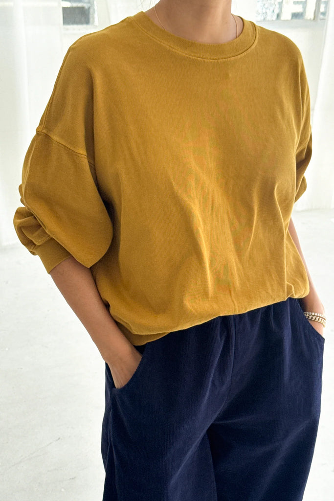 Cali Jersey Sweatshirt (Butterscotch) by Le Bon Shoppe