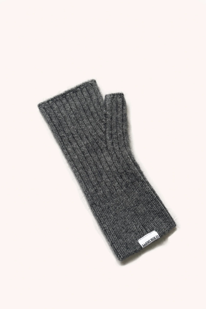 Cashmere Wrist Warmer (Charcoal) by Le Bon Shoppe