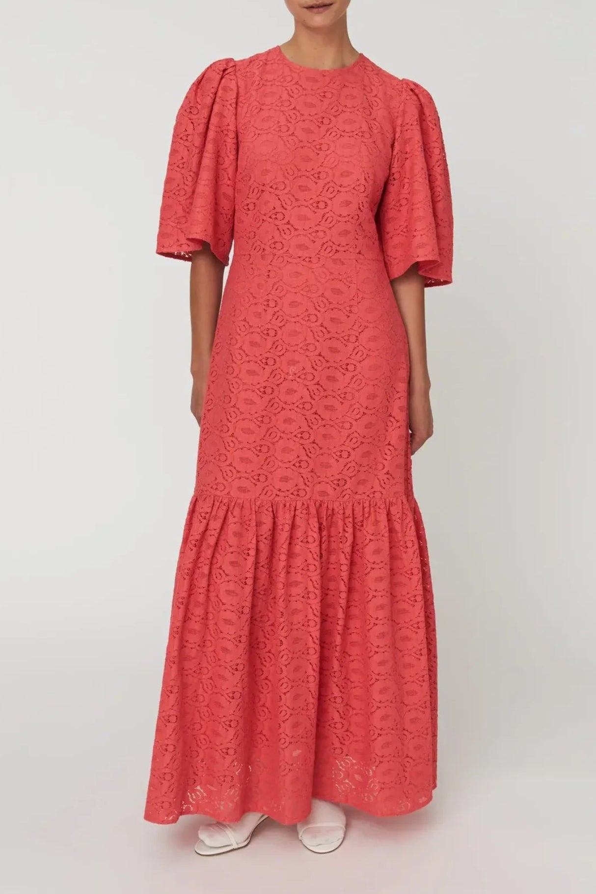 Cotton Lace Maxi Dress