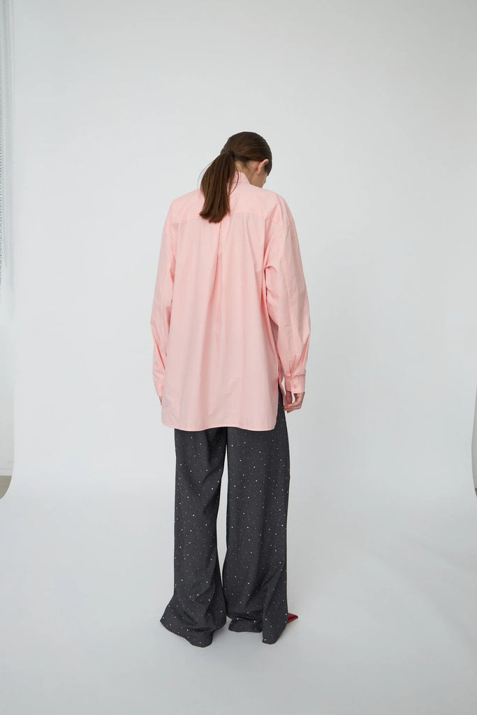 Cotton Poplin Shirt (Pink) by Stella Nova