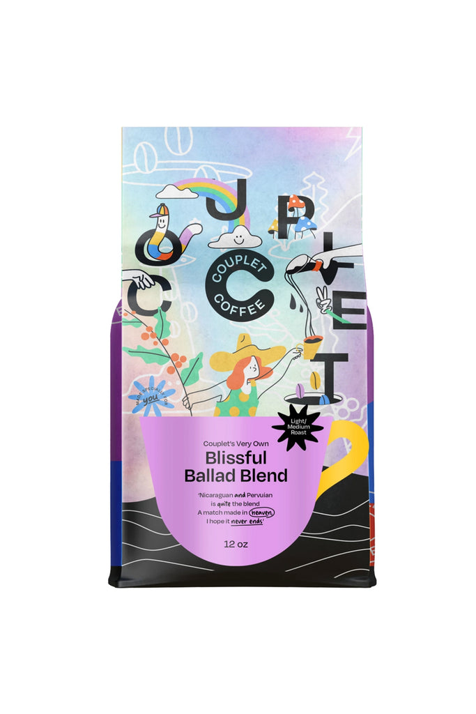 Organic Specialty Coffee Beans (Blissful Blend) by Couplet Coffee