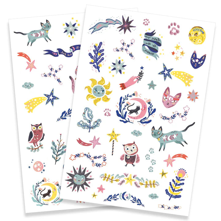 Kids Temporary Tattoos (Sweet Dreams) by Djeco Toys