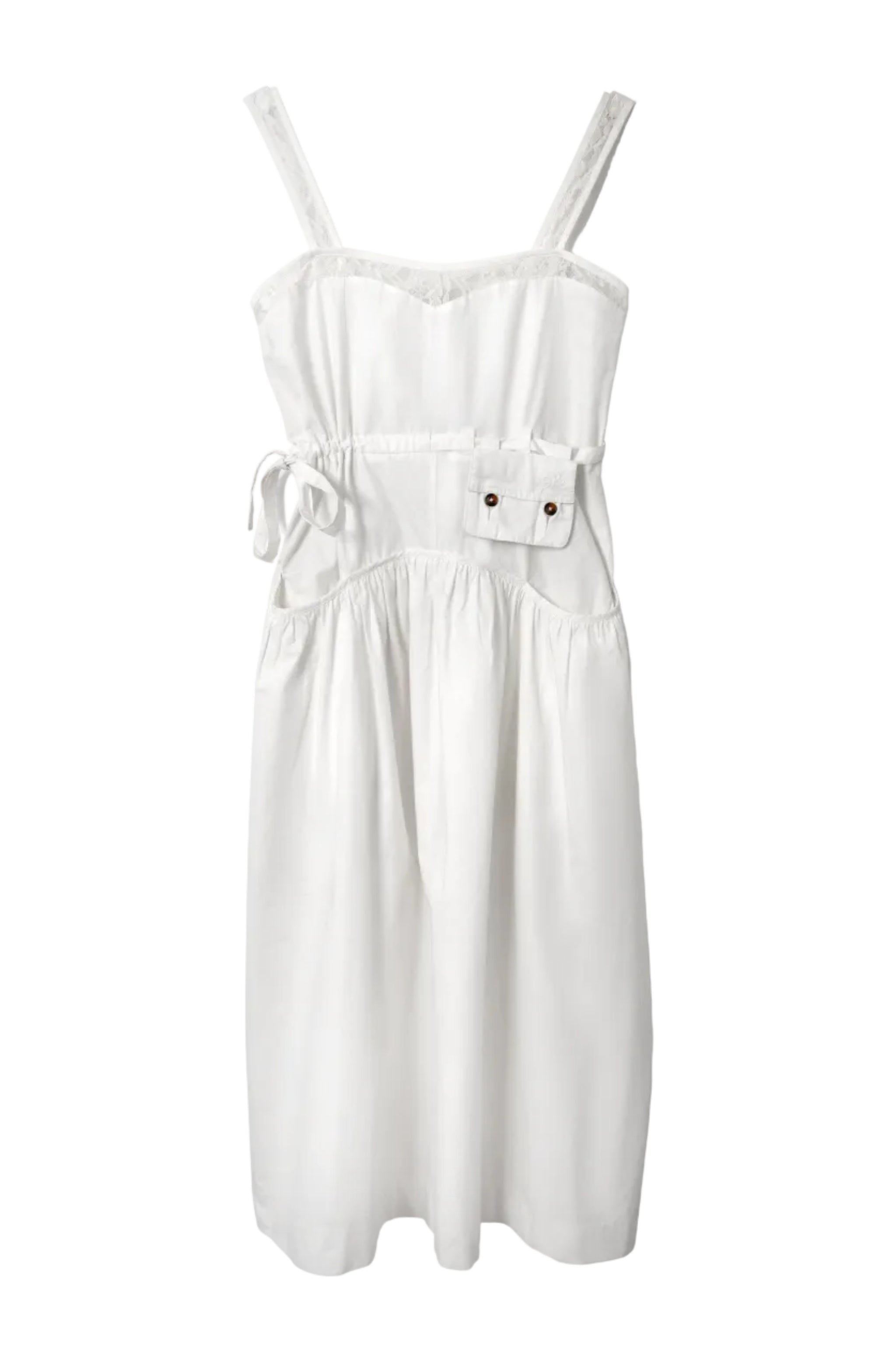 Campbell Midi Dress (White) | The Yo Store Campbell Midi Dress (White) | The Yo Store