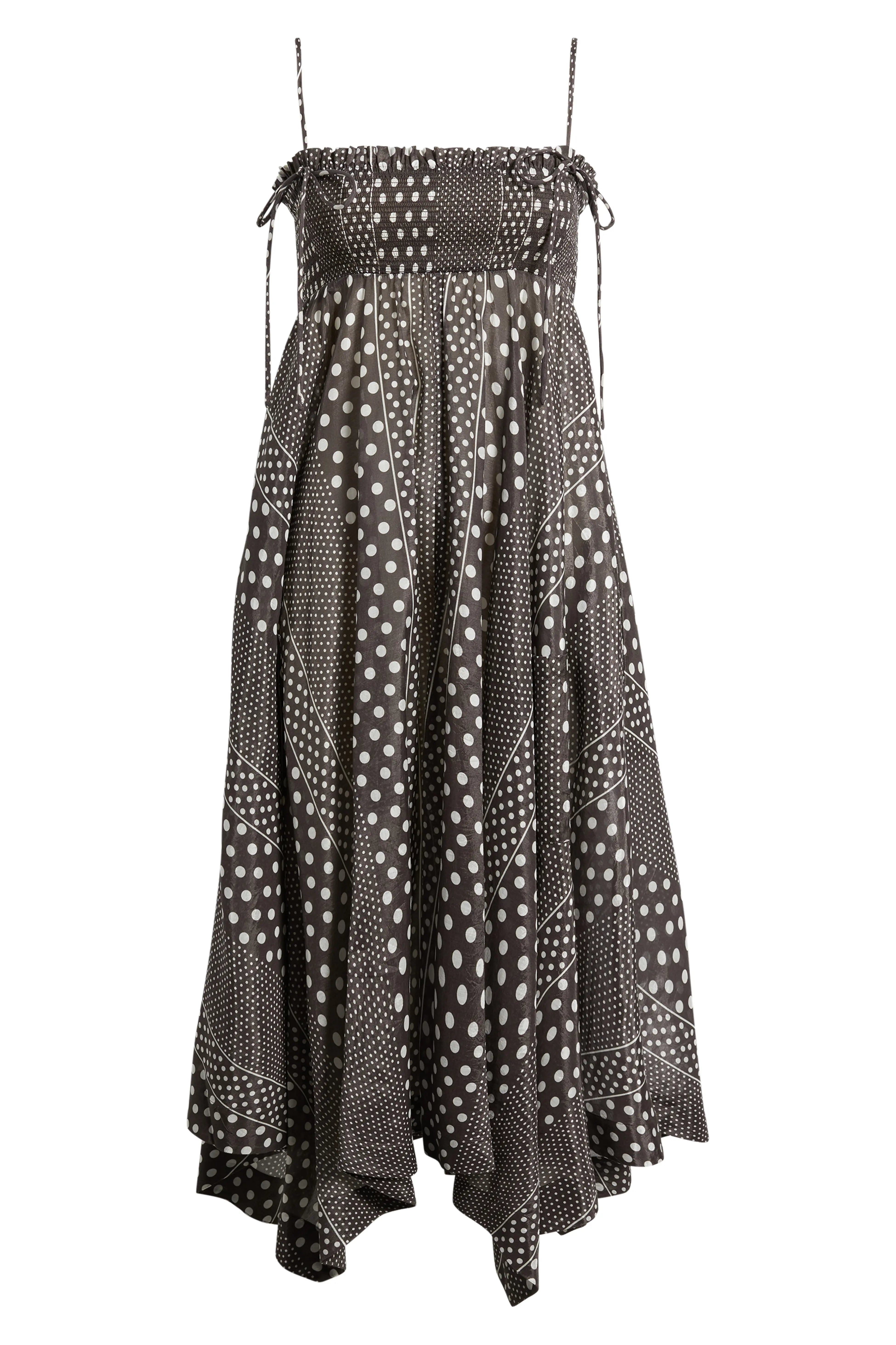 Nani Midi Dress (Dark Brown/White Spot) | The Yo Store | Portland, OR Nani Midi Dress (Dark Brown/White Spot) | The Yo Store | Portland, OR