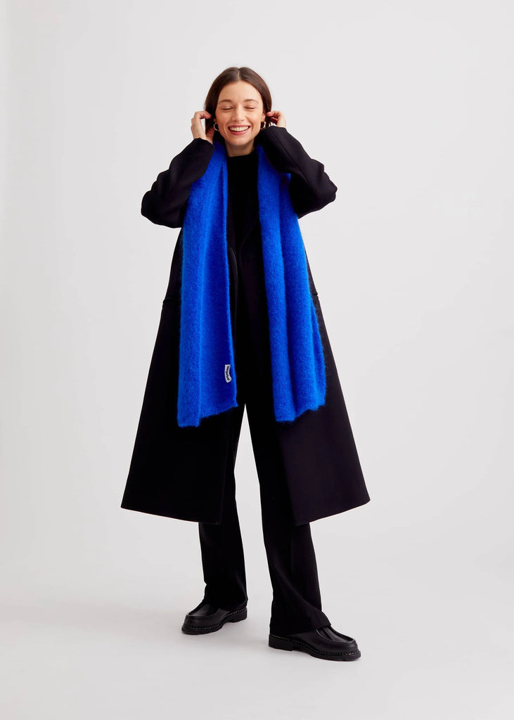 Donna Mohair Scarf (Electric Blue) by surprise