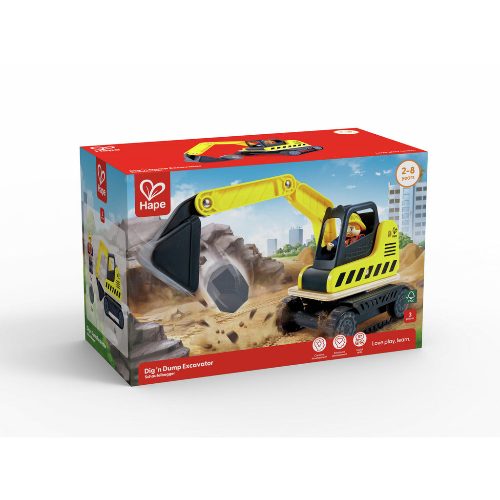 Dig 'n Dump Excavator by Hape