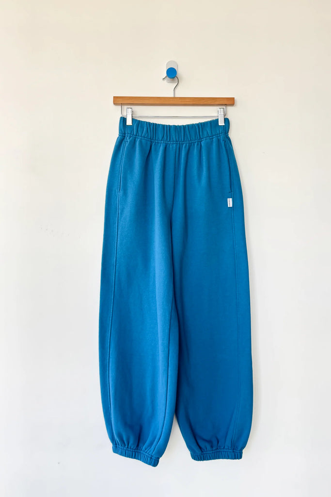 French Terry Balloon Pants (Teal Blue) | The Yo Store | Portland, OR