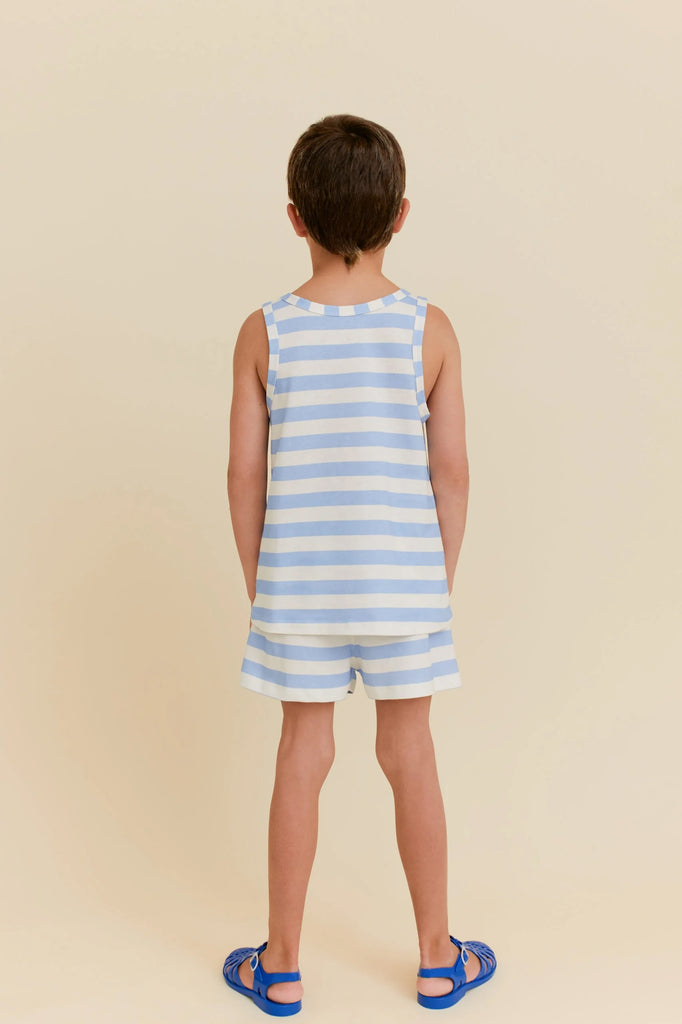 Sleeveless Striped Top by OXOX CLUB