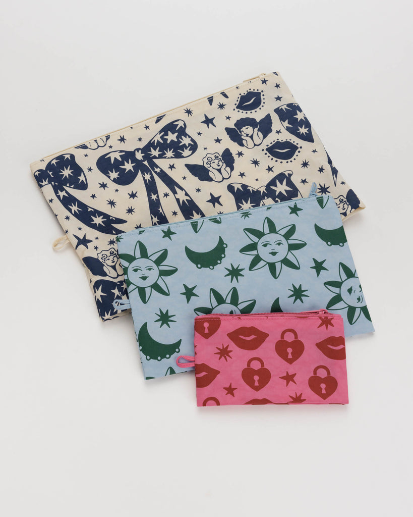 Go Pouch Set (Charms) by Baggu