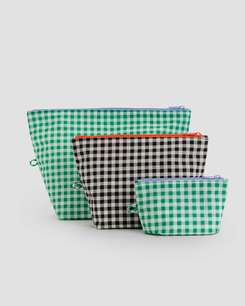 Go Pouch Set (Gingham)