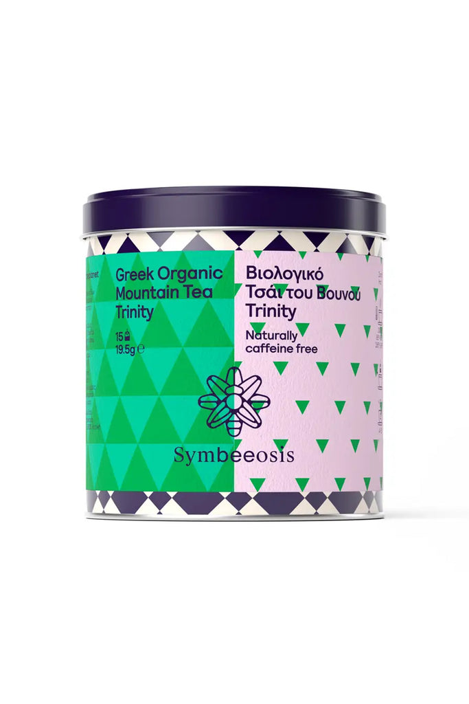 Greek Organic Mountain Tea Tin (Trinity) by Symbeeosis