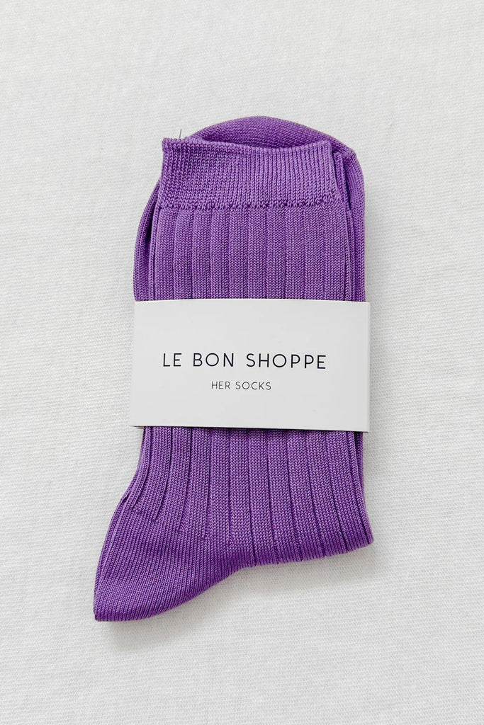 Her Socks (Violet) by Le Bon Shoppe