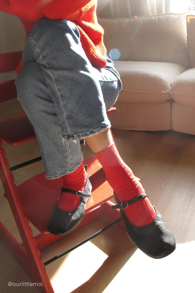 Her Socks (Classic Red) by Le Bon Shoppe