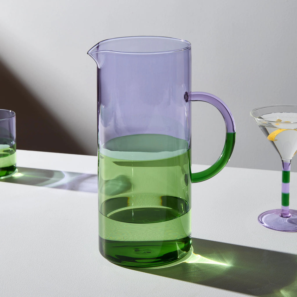 Two Tone Pitcher (Lilac/Green)