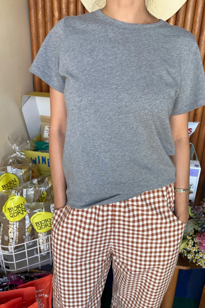 The Go-To Tee (Melange Grey) by Le Bon Shoppe