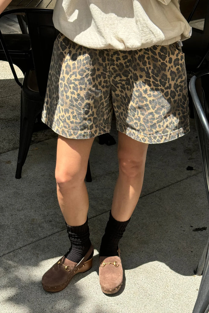 City Shorts (Leopard) by Le Bon Shoppe