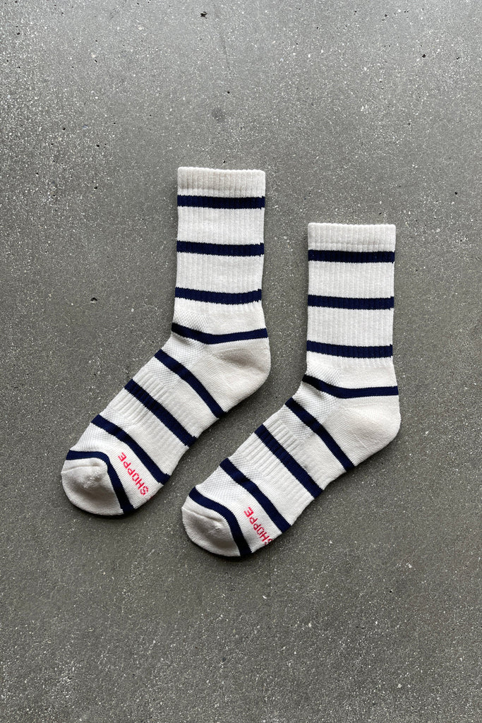 Striped Boyfriend Socks (Sailor) by Le Bon Shoppe