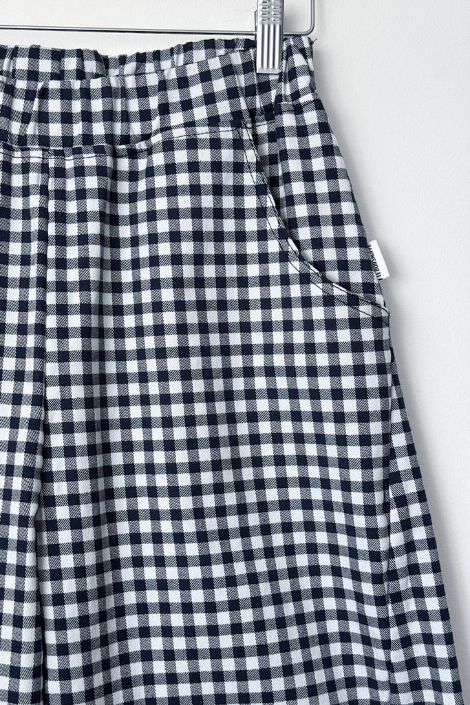 Arc Pants (Navy Gingham) by Le Bon Shoppe