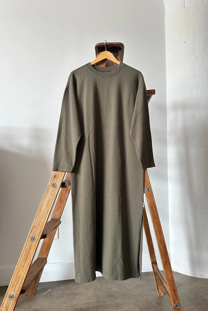 Sunday Dress (Olive Green) by Le Bon Shoppe