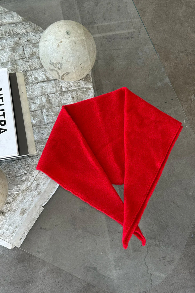 Cashmere Bandana - Red by Le Bon Shoppe