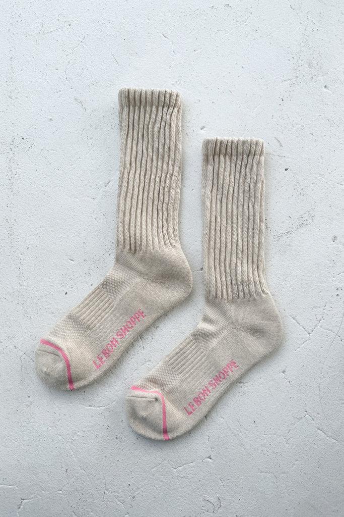 Ballet Socks (Oatmeal) by Le Bon Shoppe