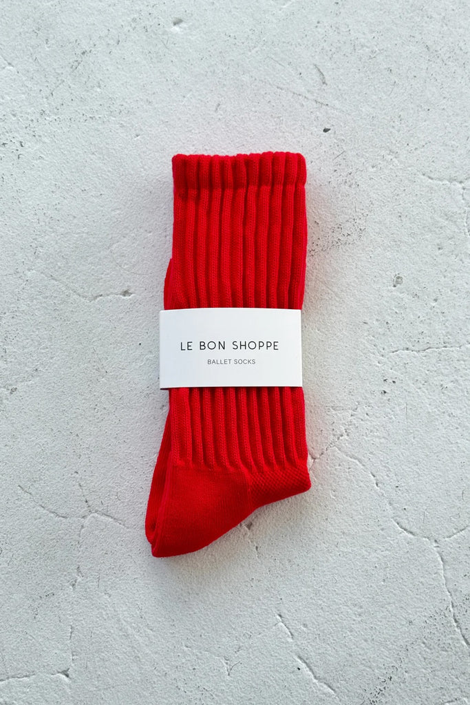 Ballet Socks (Strawberry) by Le Bon Shoppe