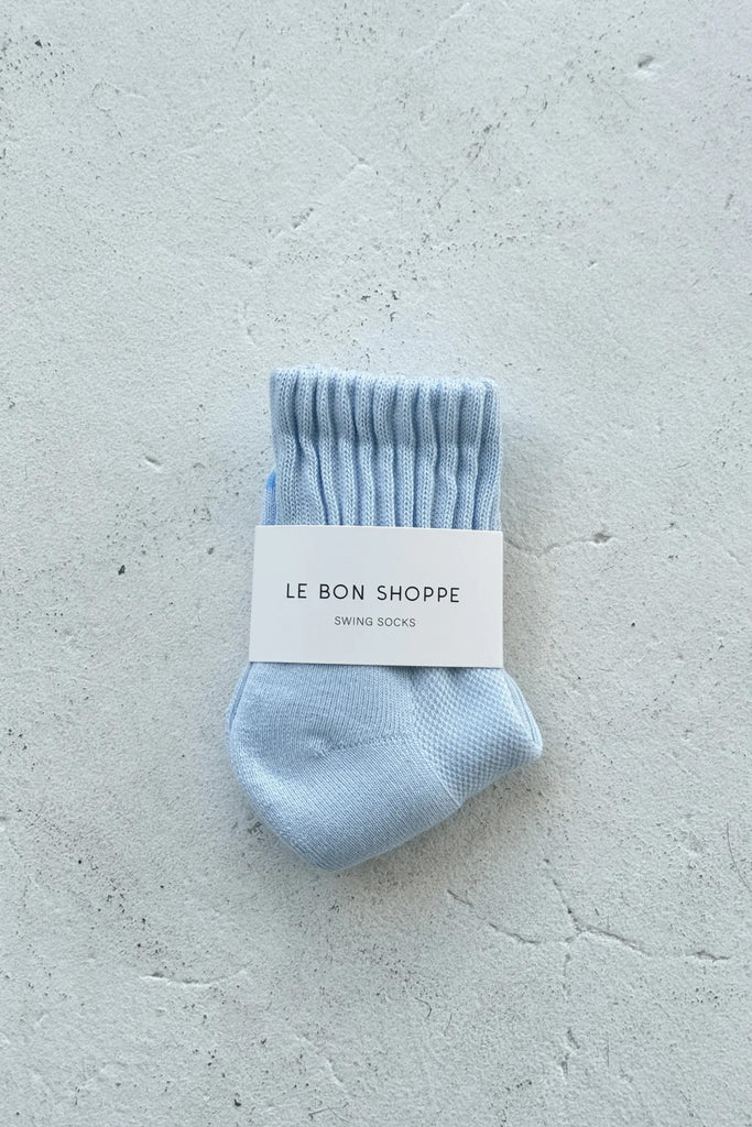 Swing Socks (Baby Blue) by Le Bon Shoppe