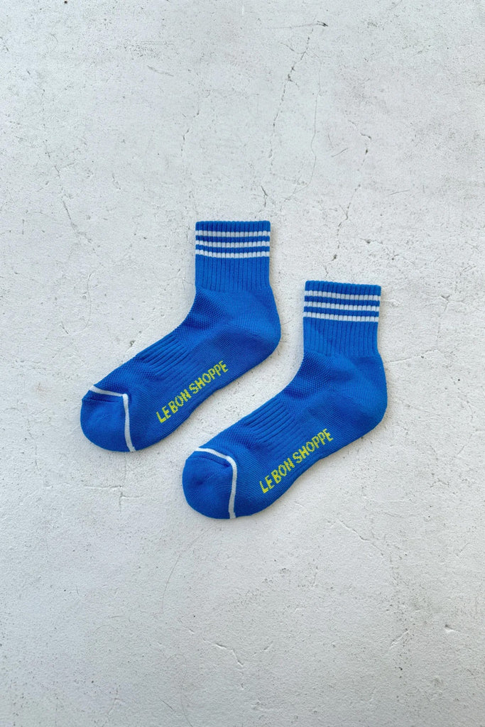 Girlfriend Socks (Royal Blue) by Le Bon Shoppe
