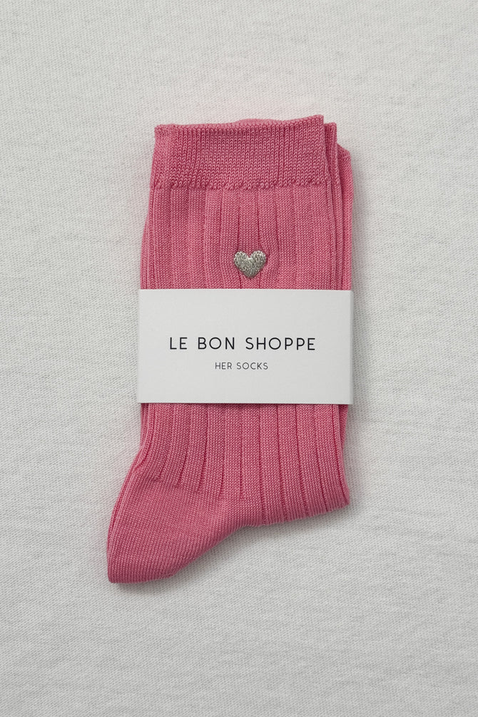 Heart Her Socks (Pink Water) by Le Bon Shoppe