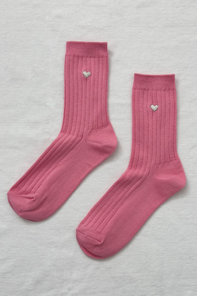 Heart Her Socks (Pink Water) by Le Bon Shoppe