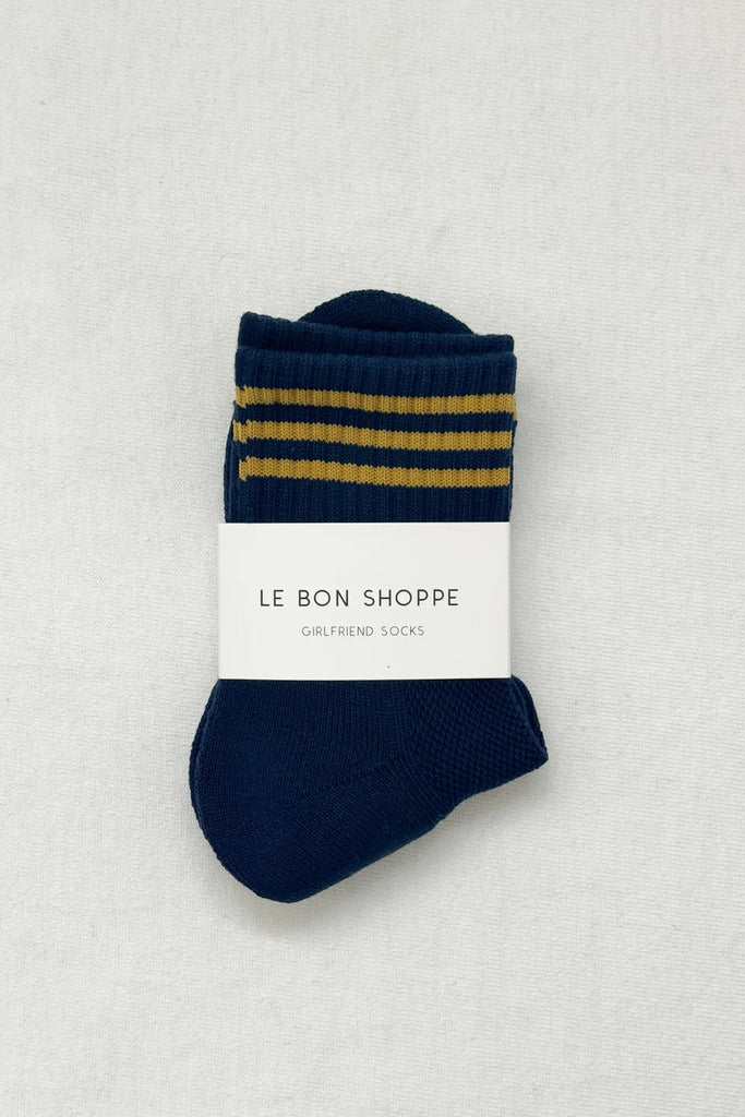Girlfriend Socks (Navy) by Le Bon Shoppe