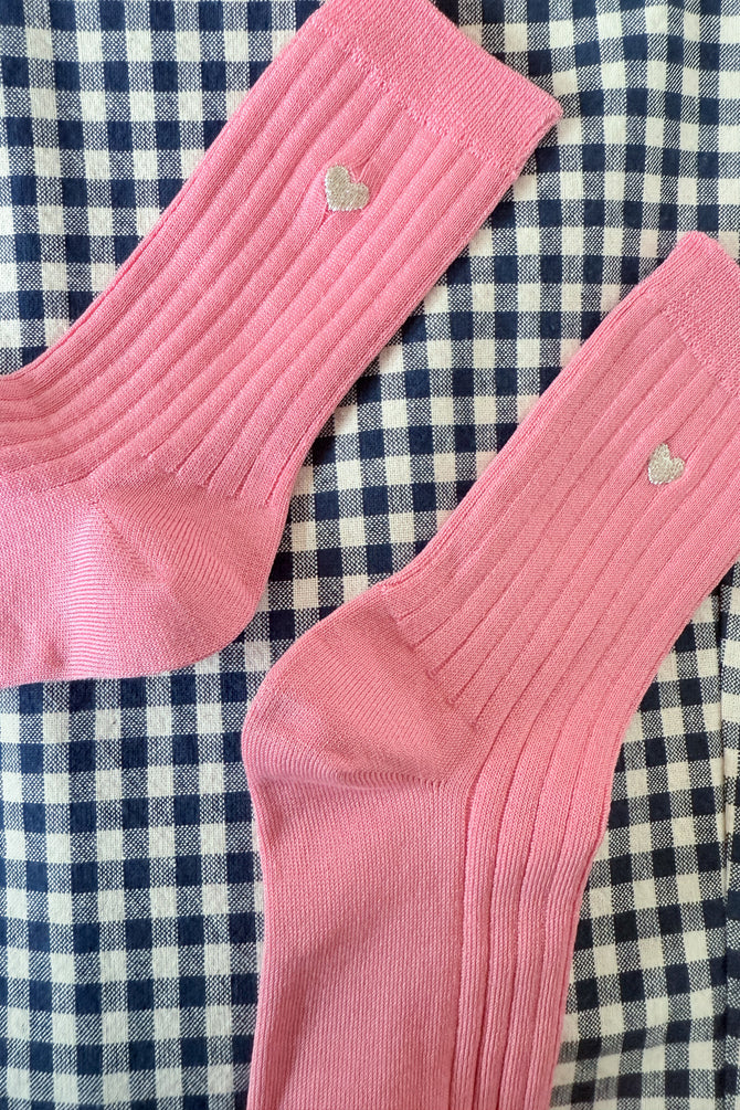 Heart Her Socks (Pink Water) by Le Bon Shoppe