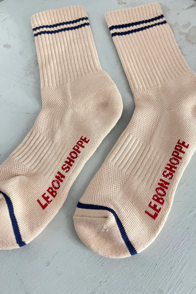 Boyfriend Socks (Cashew) by Le Bon Shoppe