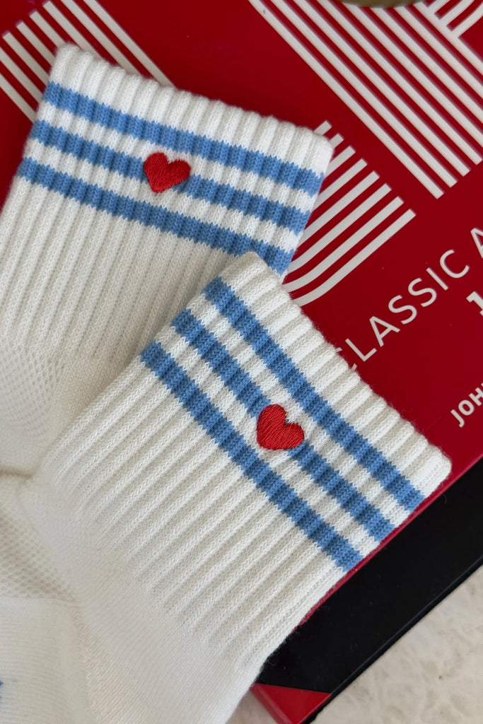 Heart Girlfriend Socks (Ivory) by Le Bon Shoppe