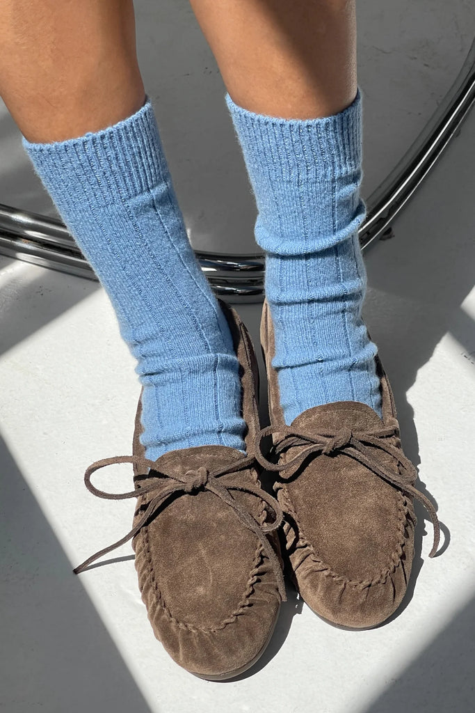 Cashmere Socks (Bluebell) by Le Bon Shoppe