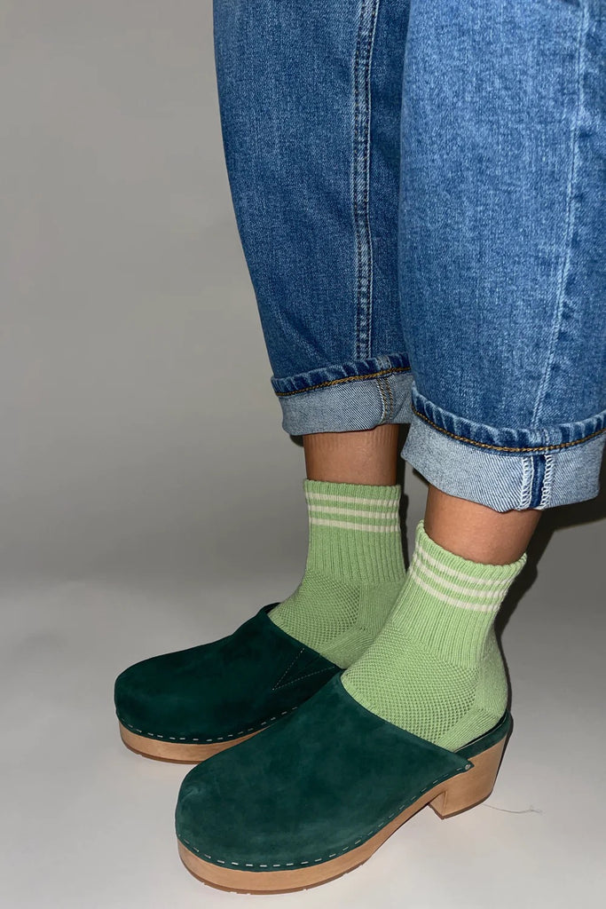 Girlfriend Socks (Green Leaf)