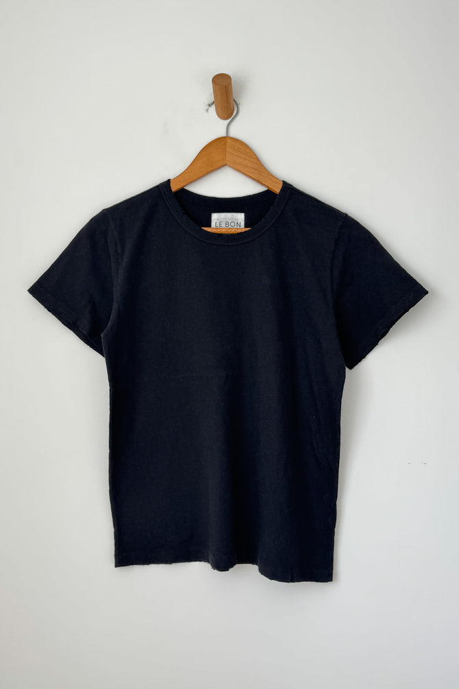 Vintage Boy Tee (True Black) by Le Bon Shoppe