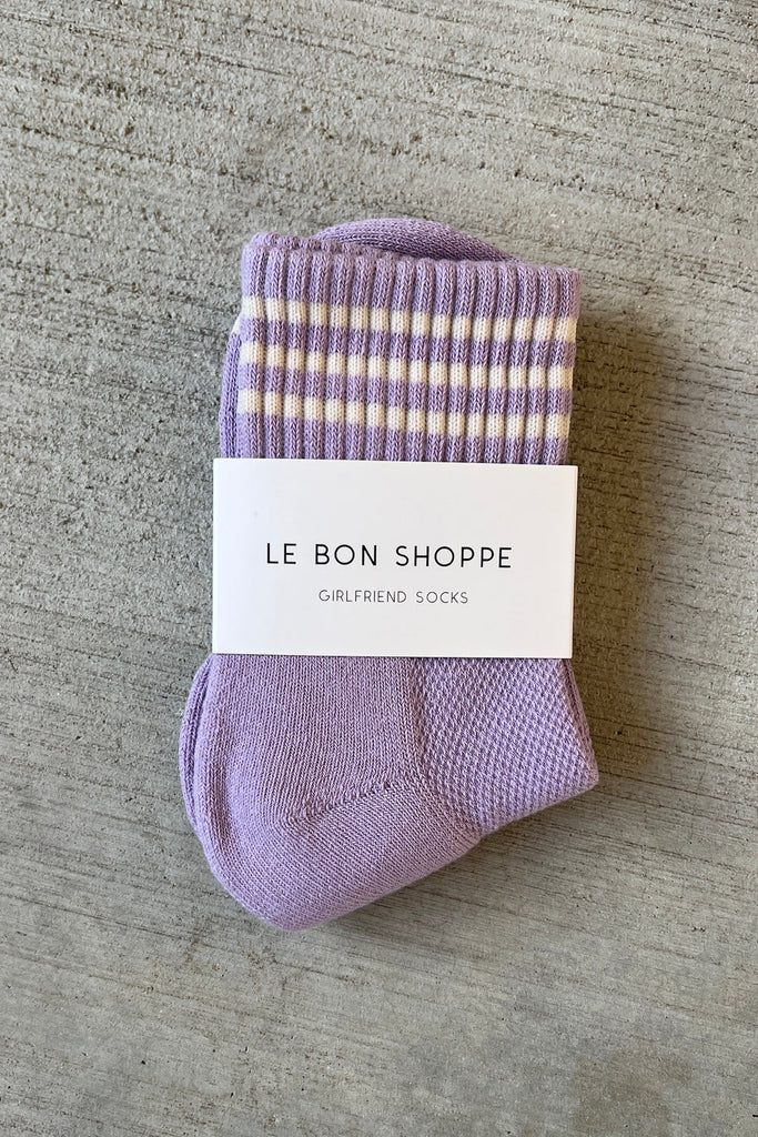 Girlfriend Socks (Iris) by Le Bon Shoppe