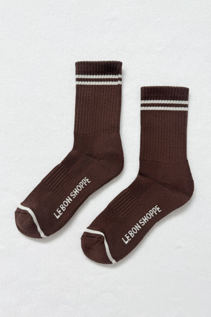 Boyfriend Socks (Wood) by Le Bon Shoppe