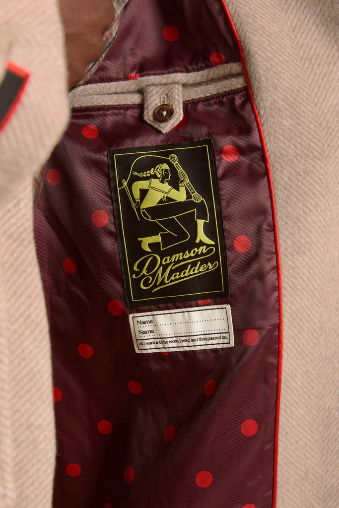 Jude Wool Coat (Oat) by Damson Madder