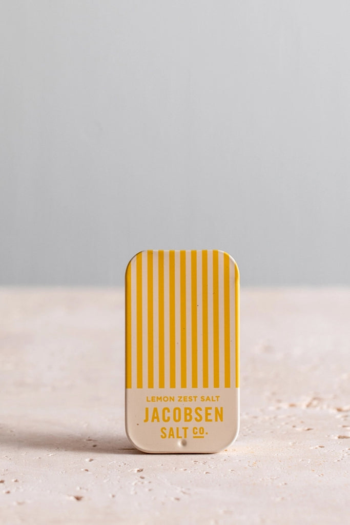 Infused Sea Salt Tin (Lemon Zest) by Jacobsen Salt Co.