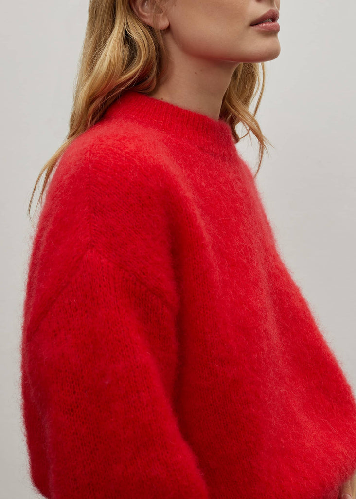 Jane Mohair Sweater (Red) by surprise