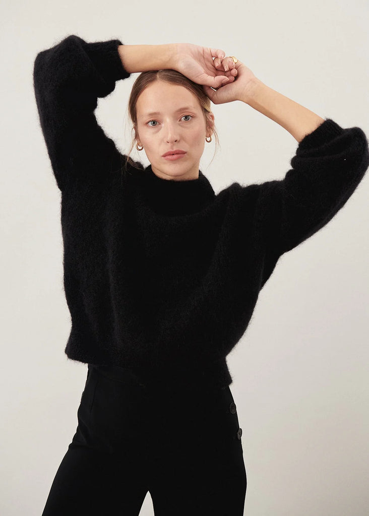 Jane Mohair Sweater (Black) by surprise