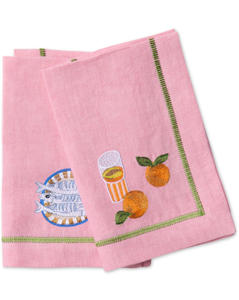 4-Piece Linen Napkin Set (Supper Club) by Kip & Co
