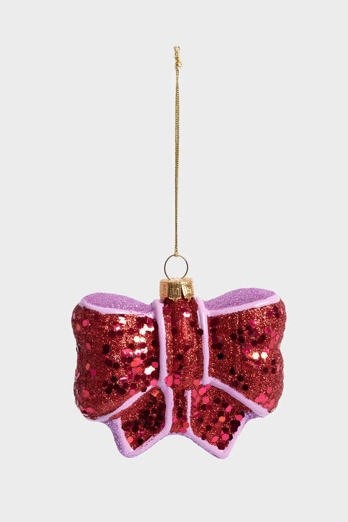 Bow Ornament (Red) by Yo Home