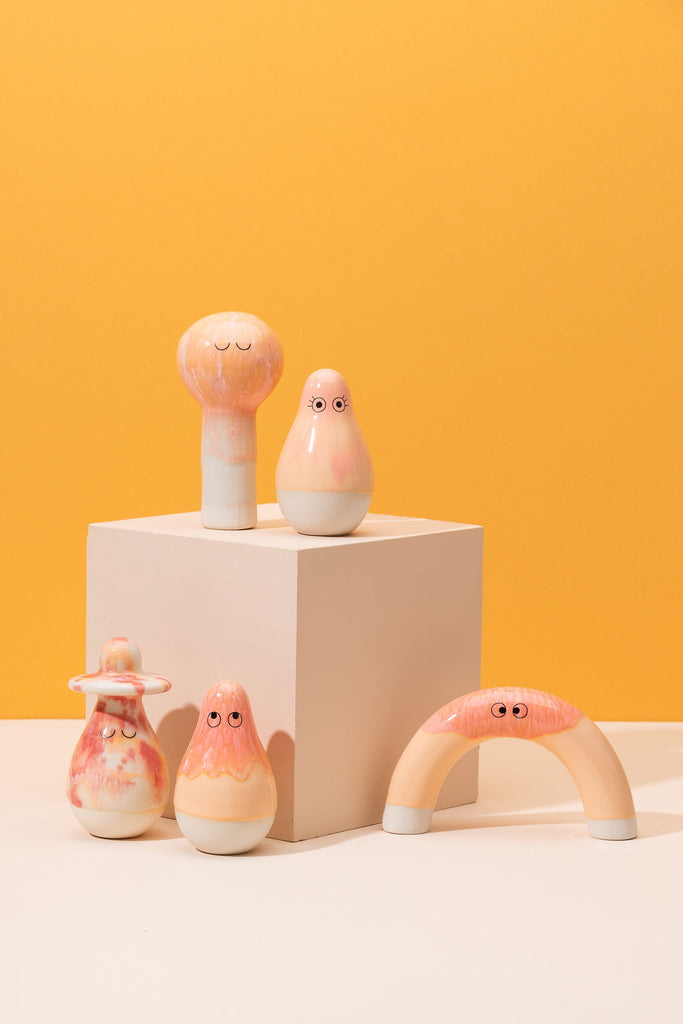 Familia Figurines (No. 25-29) by Studio Arhoj