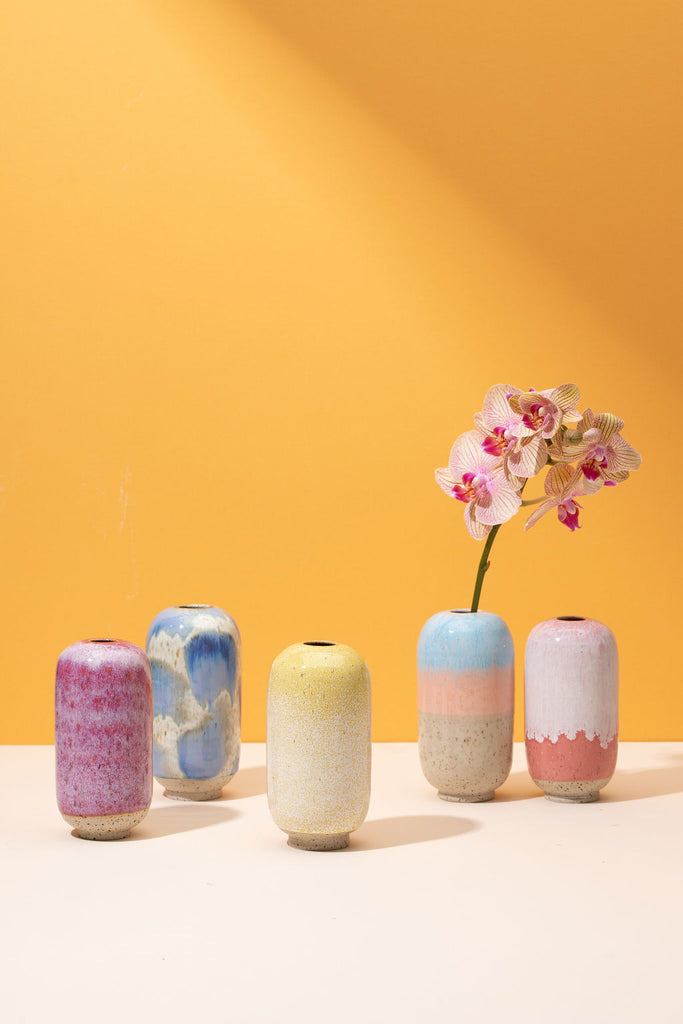 Mini Yuki Vase (Sugar Floss) by Studio Arhoj